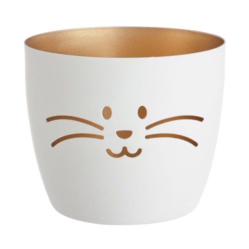 EASTER - Πασχαλινό μεταλλικό φανάρι "λαγουδάκι", λευκό