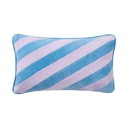 VACANZA - μαξιλάρι με μπλε ρίγες 35x60 cm