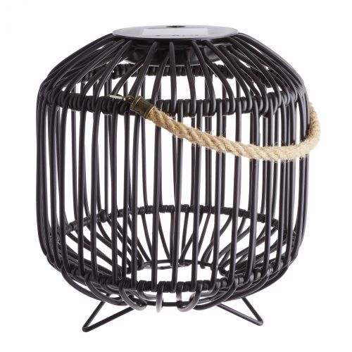 SOLARUS - φανάρι ηλιακής ενέργειας Υ26cm, μαύρο