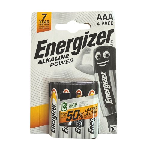 ENERGIZER - μπαταρίες αλκαλικές AAA σετ 4 τεμαχίων