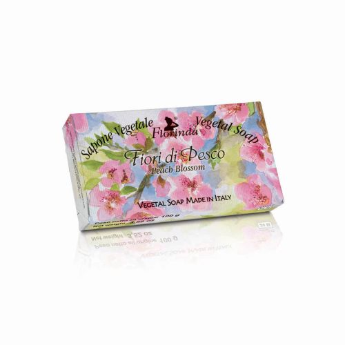 LA DISPENSA - φυτικό σαπούνι 100gr SOAPS FIORI DI PESCO