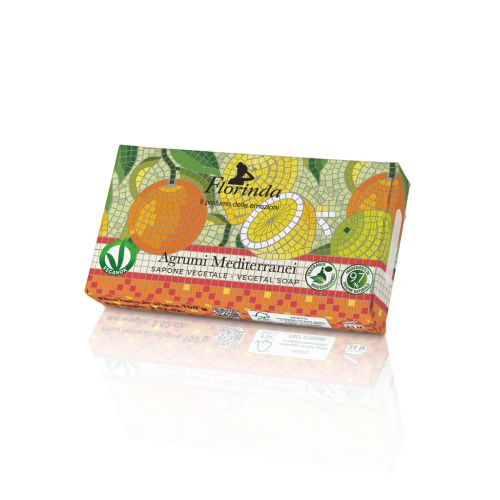 LA DISPENSA - φυτικό σαπούνι 100gr SOAP MOSAICO "MEDITERRANEAN CITRUS"
