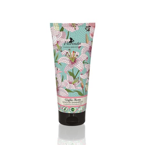LA DISPENSA - σαμπουάν/αφρόλουτρο 200ml PINK LILY MOSAIC