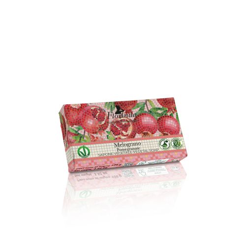 LA DISPENSA - φυτικό σαπούνι 100gr POMEGRANATE MOSAIC