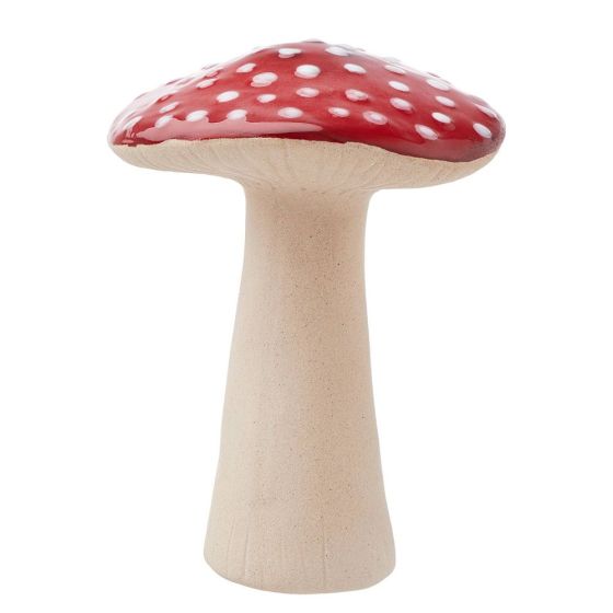 ENCHANTED FOREST - διακοσμητικό 'μανιτάρι' κεραμικό, 10cm