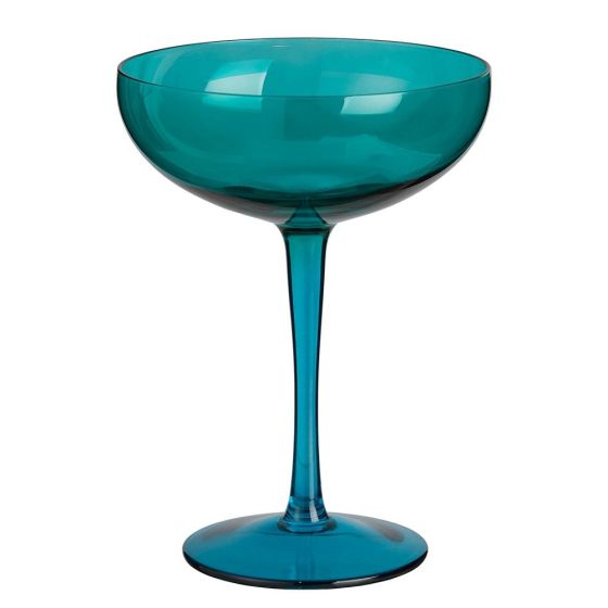 SICILIA - ποτήρι σαμπάνιας, 300 ml, πράσινο/μπλε