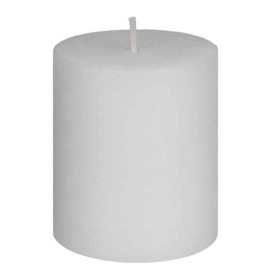 RUSTIC - κερί, H8cm, κρεμ