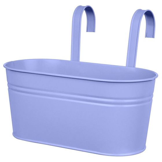 ZINC - ζαρντινιέρα κρεμαστή 33cm, μωβ