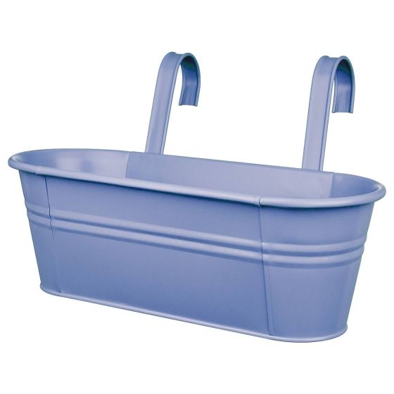 ZINC - ζαρντινιέρα κρεμαστή 50cm, μωβ