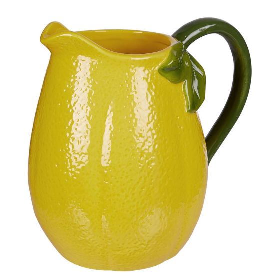 LEMON - κανάτα κεραμική 2,5l, κίτρινη