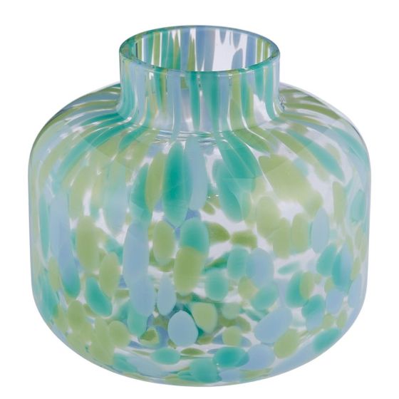 CONFETTI - βάζο μίνι Δ10cm, πράσινο