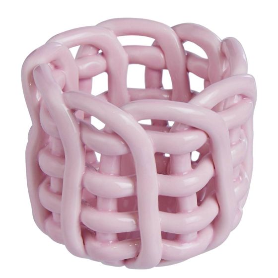 LITTLE CRAFT - κηροπήγιο για ρεσό Δ6cm, ροζ