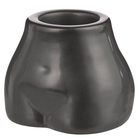 BOODY - κηροπήγιο για ρεσό κεραμικό, μαύρο