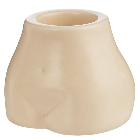 BOODY - κηροπήγιο για ρεσό κεραμικό, μπεζ