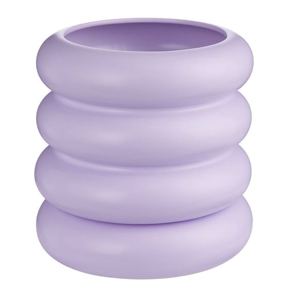 HOOP - κασπό με πιατάκι Δ14cm, μωβ