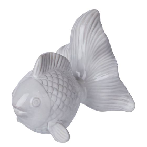 KOI - διακοσμητικό κεραμικό, λευκό