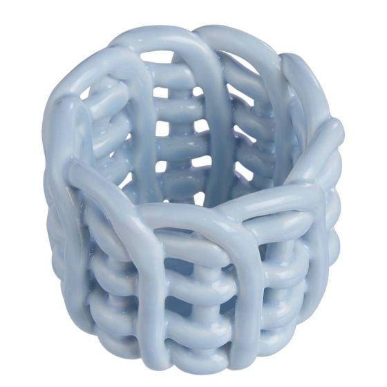 LITTLE CRAFT - κηροπήγιο για ρεσό Δ6cm, σιέλ