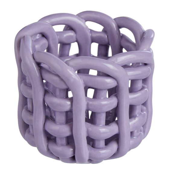 LITTLE CRAFT - κηροπήγιο για ρεσό Δ6cm, λιλά