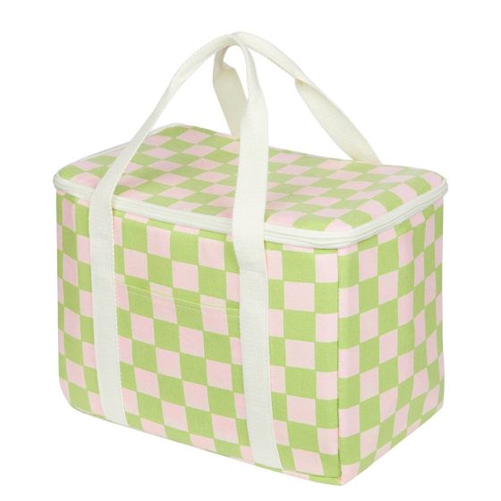 KEEP COOL - ισοθερμική τσάντα, ανοιχτό πράσινο-ροζ