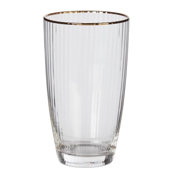 GOLDEN TWENTIES - ποτήρι ψηλό με χρυσό φινίρισμα