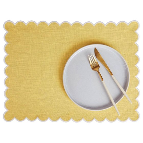 SUMMER CHEER - σουπλά κίτρινο/λευκό