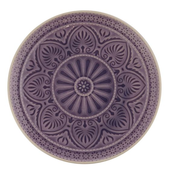 SUMATRA - πιάτο Δ21cm, μωβ