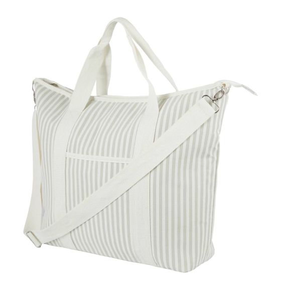 KEEP COOL - ισοθερμική τσάντα, μεγάλη, γκρι-λευκό
