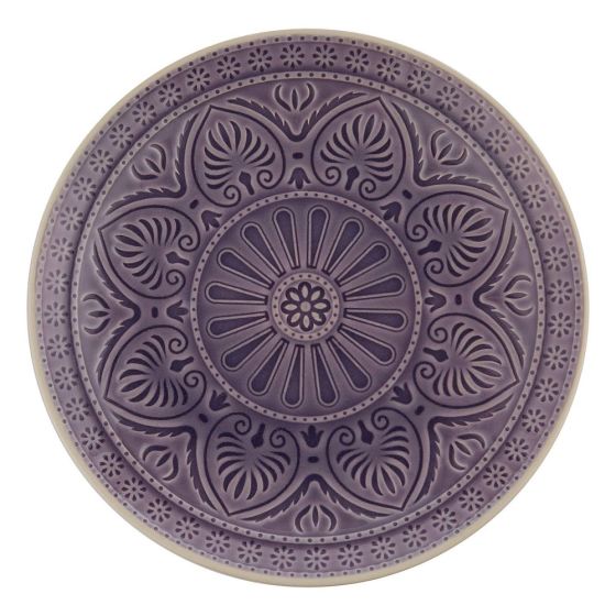 SUMATRA - πιάτο Δ25 cm, λιλά
