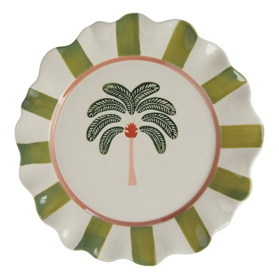 PALACIO - πιάτο με σχέδιο "φοίνικα" ζωγραφισμένο στο χέρι,  21,5 cm