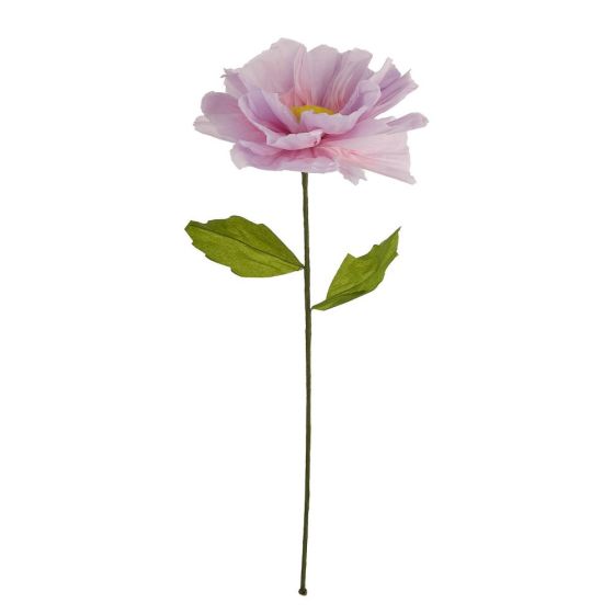 BLOOM - διακοσμητικό "λουλούδι" από χαρτί Υ67cm, μωβ
