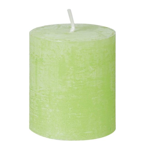 RUSTIC - κερί Δ6,8 x 8 cm, κίτρινο