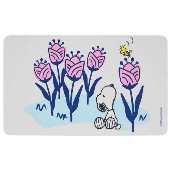 PEANUTS - δίσκος πρωινού "λουλούδια"