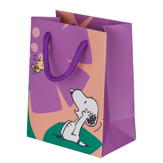 PEANUTS - τσάντα δώρου μικρή, πορτοκαλί