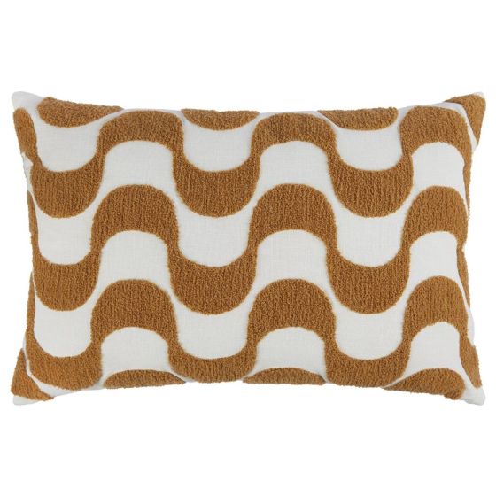 GROOVY - μαξιλάρι 40x60cm, καφέ