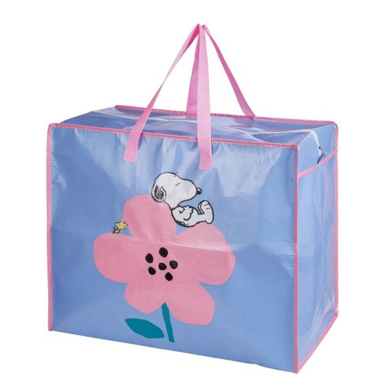BAG ATTACK - τσάντα αποθήκευσης SNOOPY "flower", μπλε