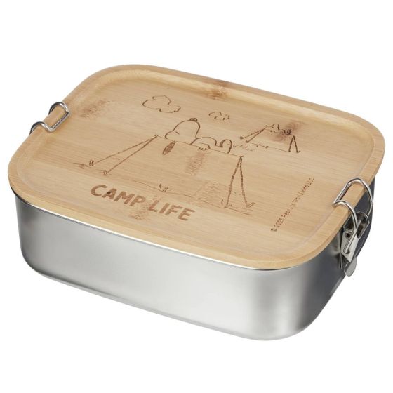 PEANUTS - δοχείο φαγητού από ανοξείδωτο ατσάλι "tent"