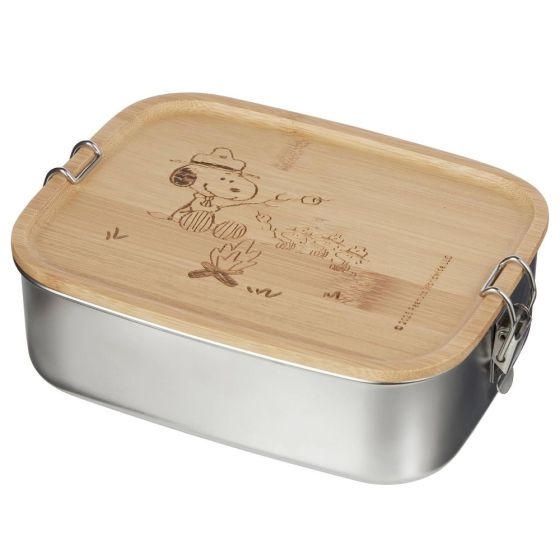 PEANUTS - δοχείο φαγητού από ανοξείδωτο ατσάλι "fireplace"