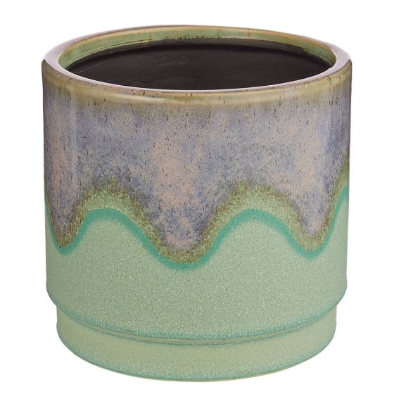 PAINTED - κασπό Δ16,5cm, πράσινο