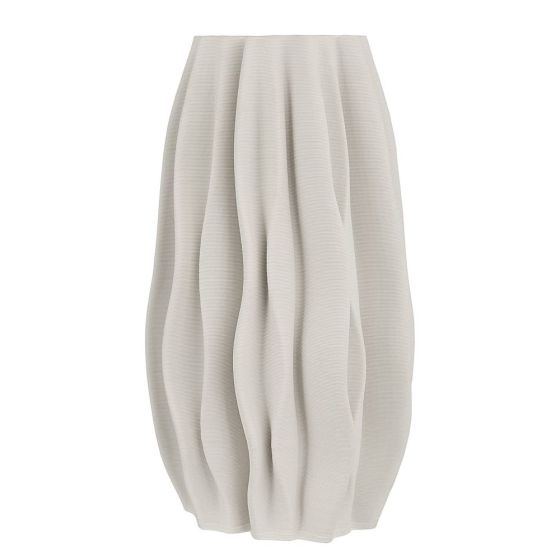 VISION 3D - βάζο 3D PRINTED 30cm, λευκό