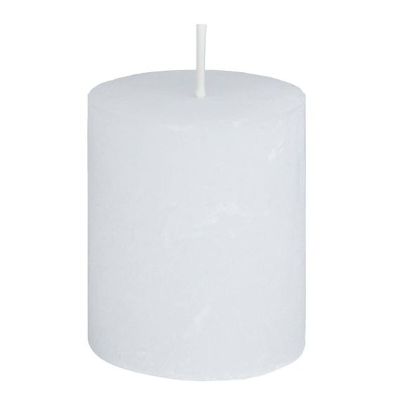 RUSTIC - κερί 6,8x8 cm, εκρού