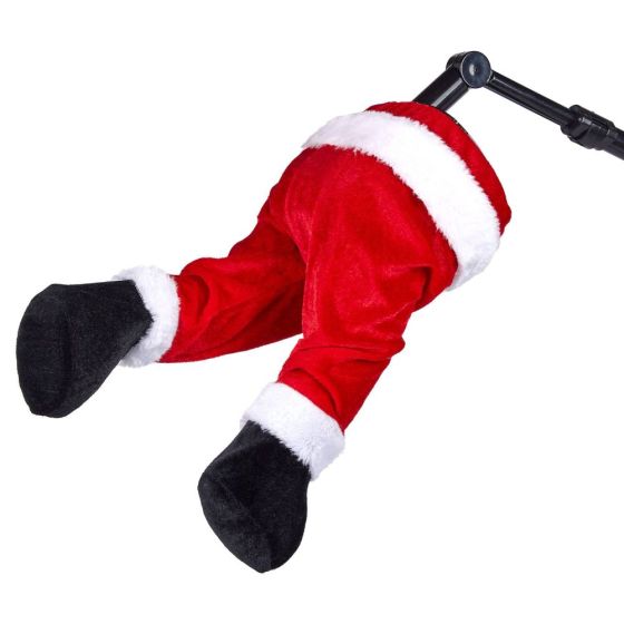 X-MAS - διακοσμητικά πόδια Άγιου Βασίλη που κινούνται