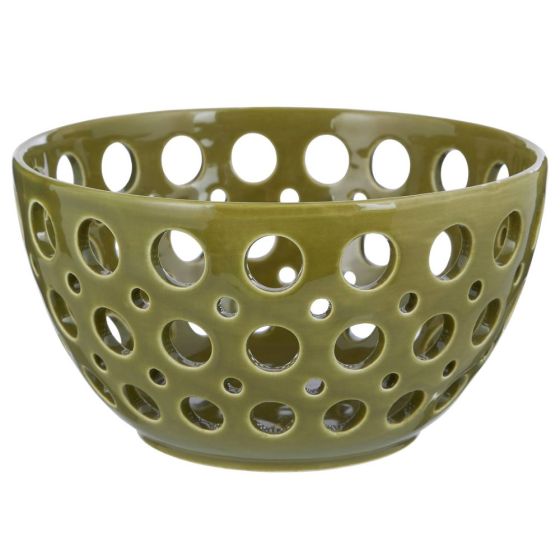REVIEW - διακοσμητικό μπολ 20cm, πράσινο