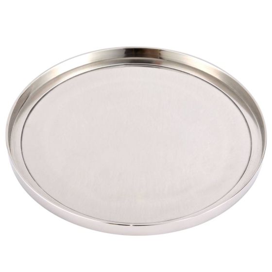 CLASSIC - διακοσμητικό πιάτο, ασημί