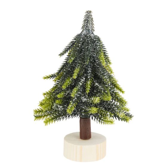 TREE OF THE MONTH - mini δέντρο 19cm σε ξύλινη βάση