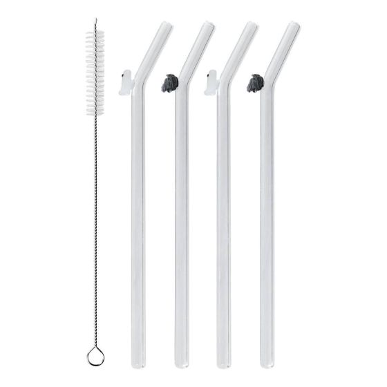 LONG DRINK - καλαμάκια γυάλινα με βουρτσάκι, Halloween