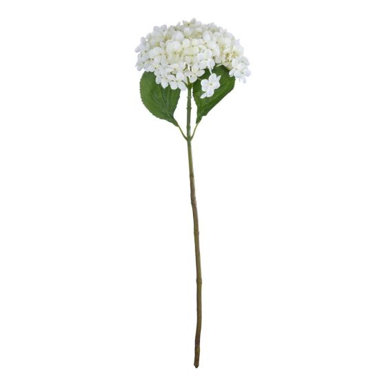 FLORISTA - διακοσμητικό φυτό ορτανσία 72cm, λευκό