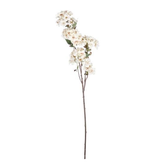FLORISTA - διακοσμητικό φυτό 'άνθος κερασιάς' 80cm, λευκό
