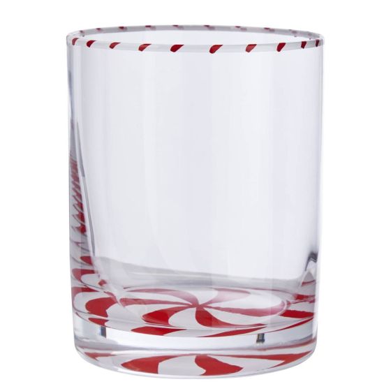 SWIRL - ποτήρι λευκό/κόκκινο 270ml