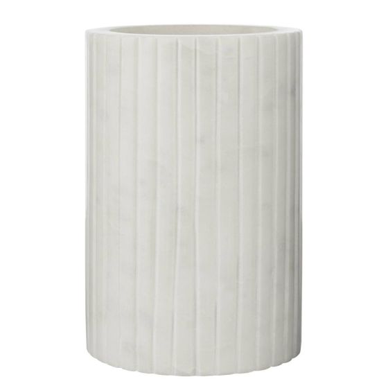 MARBLE - δοχείο ψύξης μπουκαλιού από μάρμαρο, λευκό