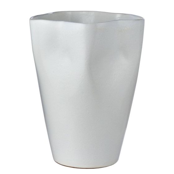 ORANIC - βάζο τερρακότα 30cm, λευκό